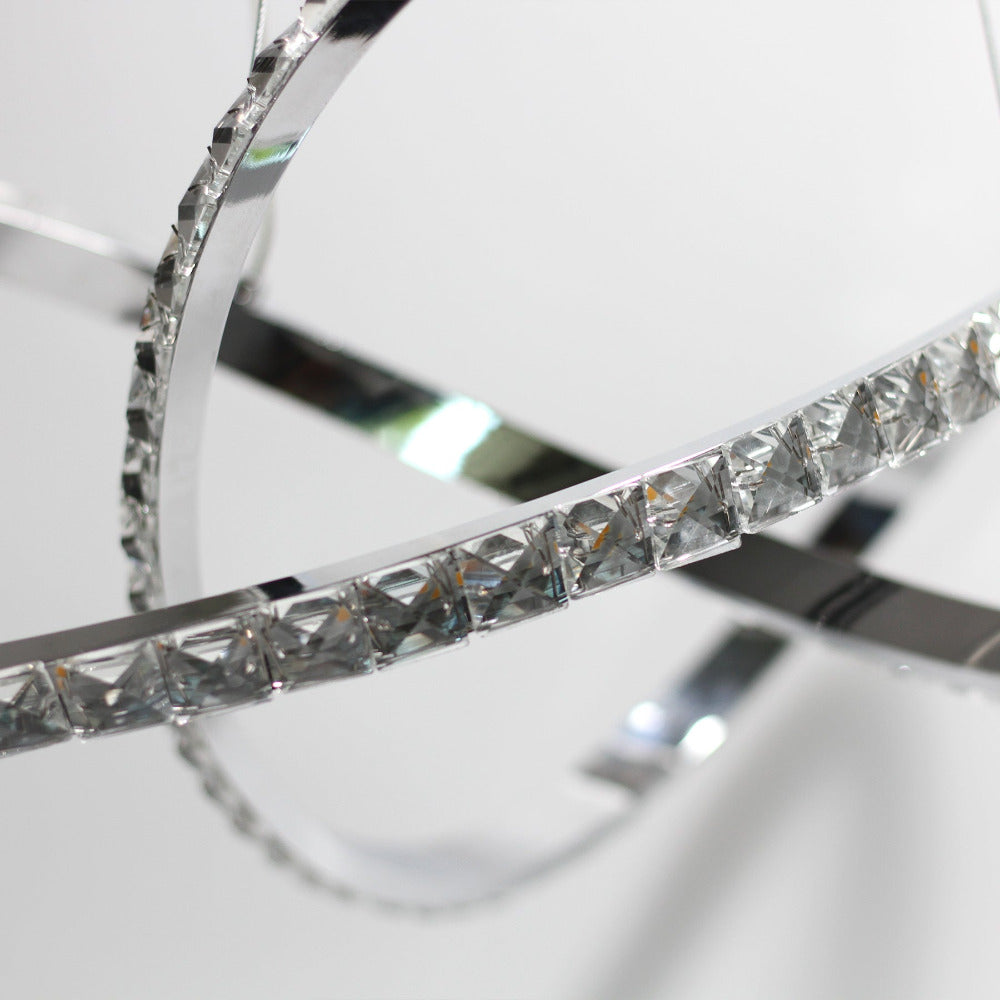 Diamanto Dimmable LED Pendant Light - Chrome - LL002PL089CH