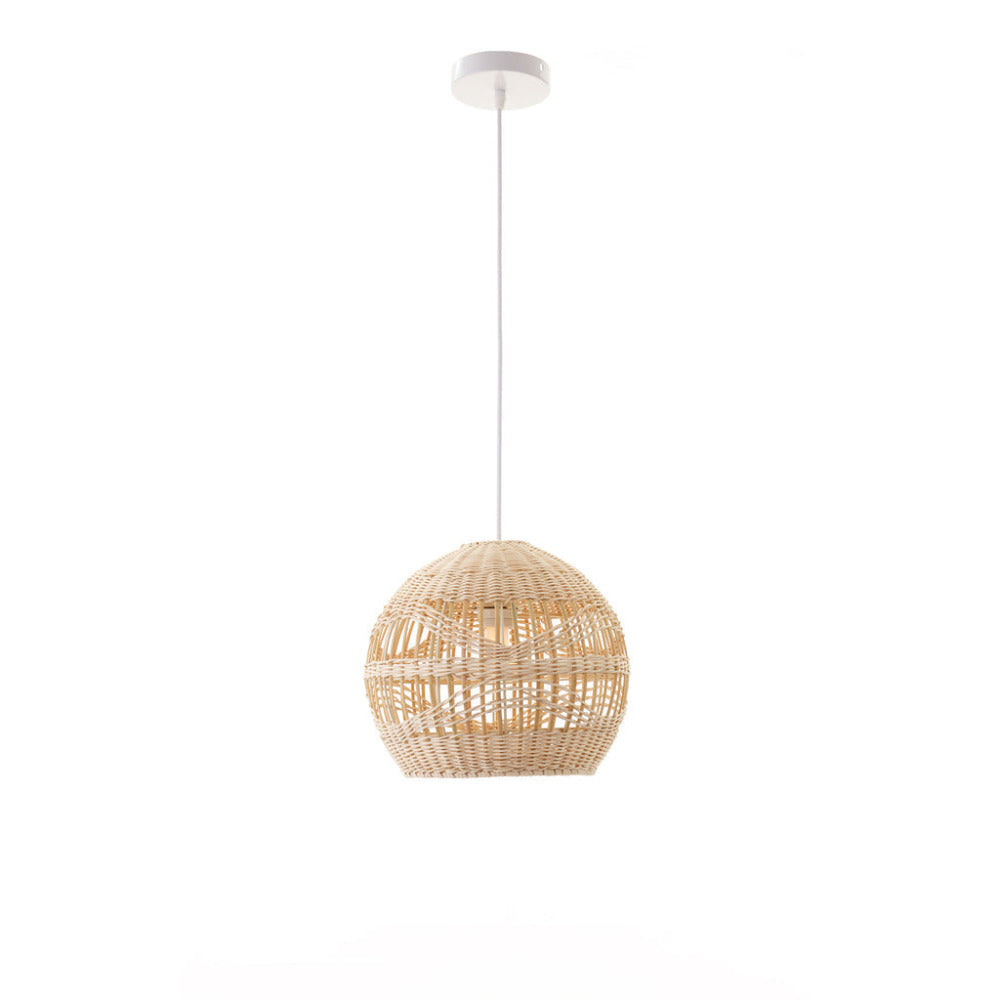 Adasha Rattan Small Pendant Light - LL002PL090S