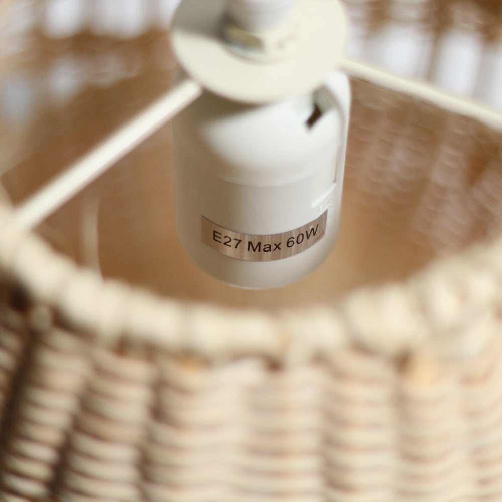 Buy Pendant Lights Australia Shiri Pendant Light Small Natural Rattan - LL002PL091S