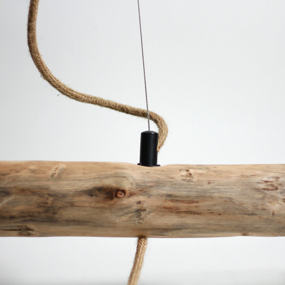 Buy Island Pendant Lights Australia Lea 5 Light Pendant Black & Natural - LL002PL094