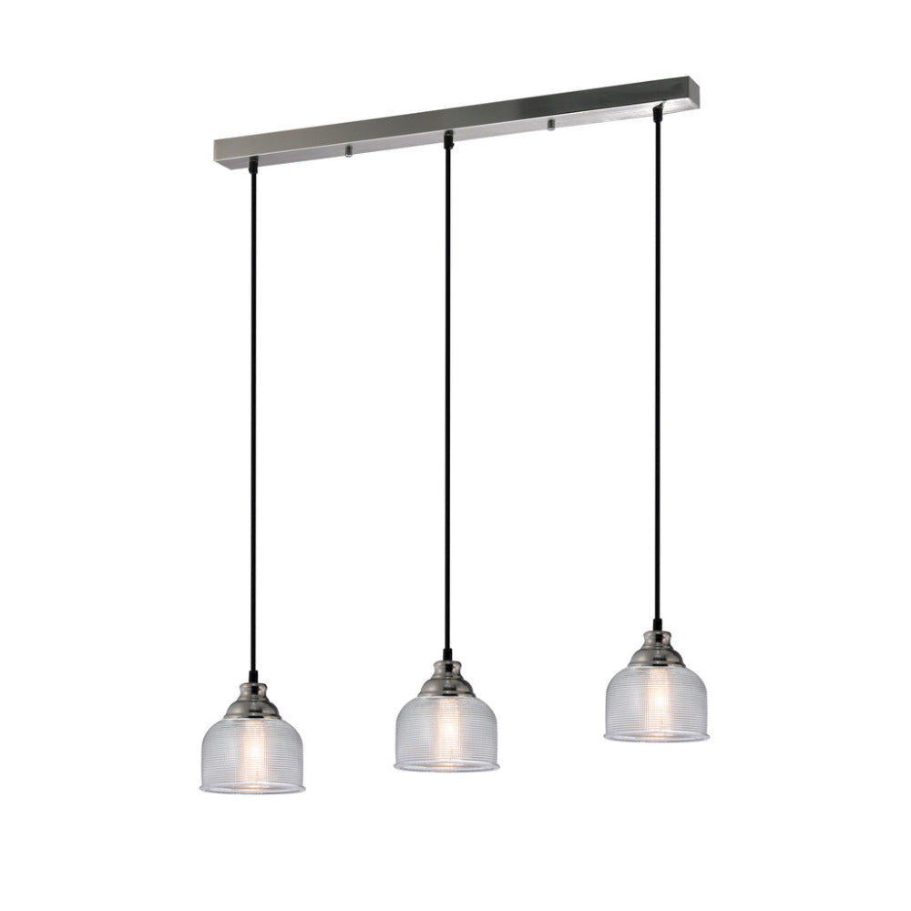Buy Island Pendant Lights Australia Aviva 3 Light Pendant Satin Chrome - LL002PL104