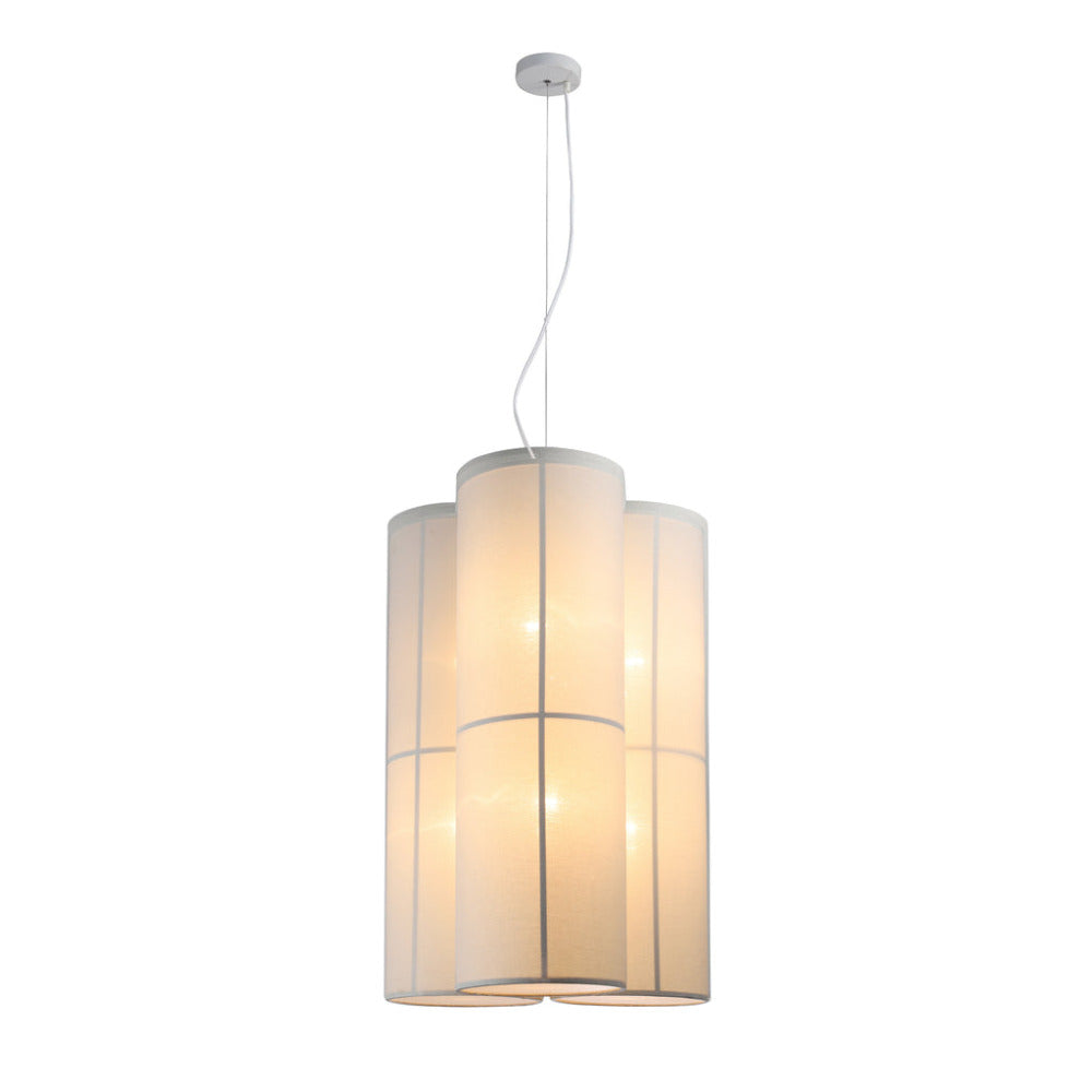 Ailsa 6 Light Pendant White - LL002PL107