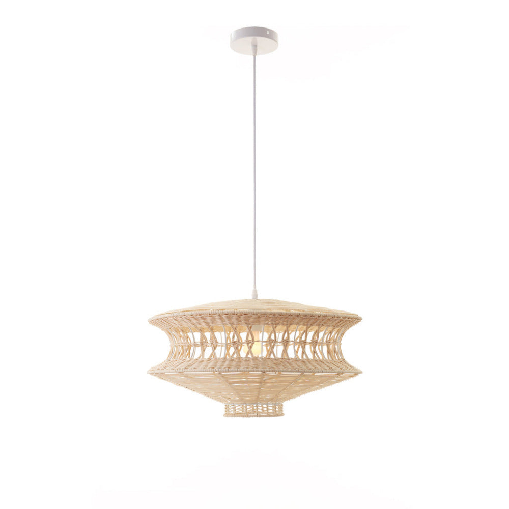 Buy Pendant Lights Australia Parametric 1 Light Rattan Pendant Natural Rattan - LL002PL123
