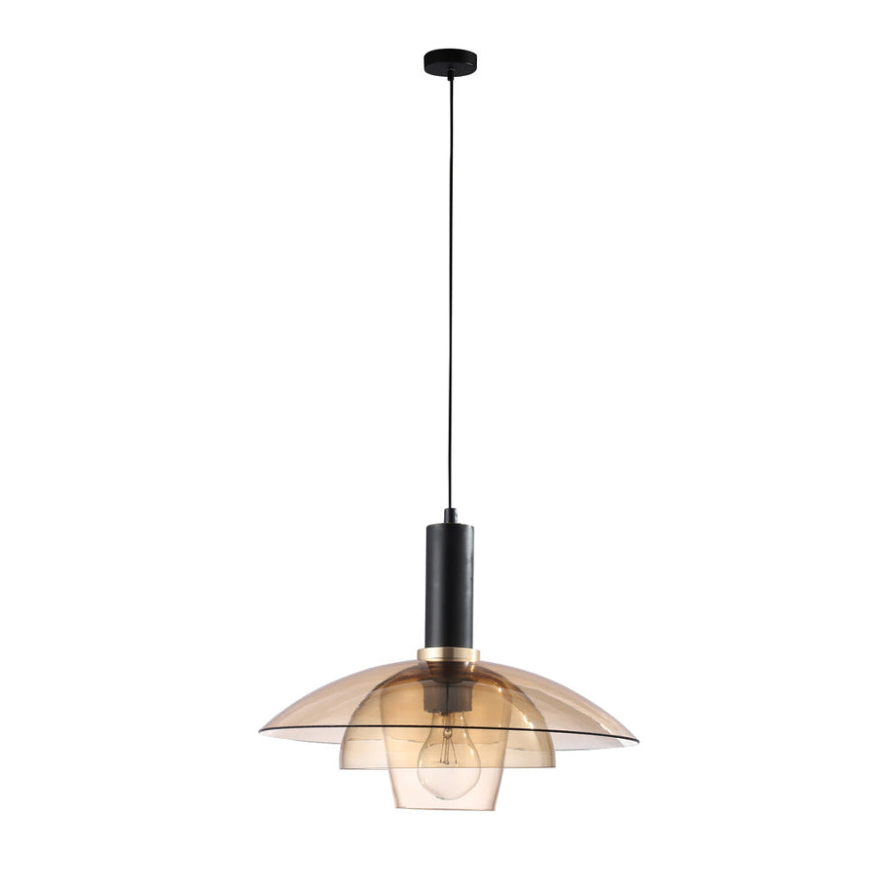 Buy Pendant Lights Australia Pabla 1 Light Pendant Amber - LL002PL125AM