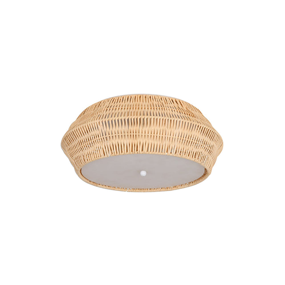 Buy Flush Mount Lights Australia Kiri Flush Mount Light Natural Rattan - LL002CL122