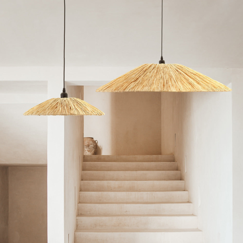 Buy Pendant Lights Australia Lucia Pendant Light W800mm Natural Raffia Grass - LL002PL130L