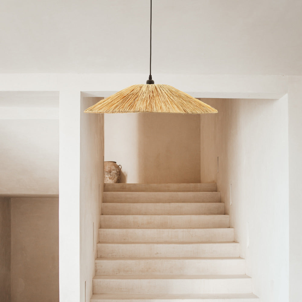 Buy Pendant Lights Australia Lucia Pendant Light W600mm Natural Raffia Grass - LL002PL130M