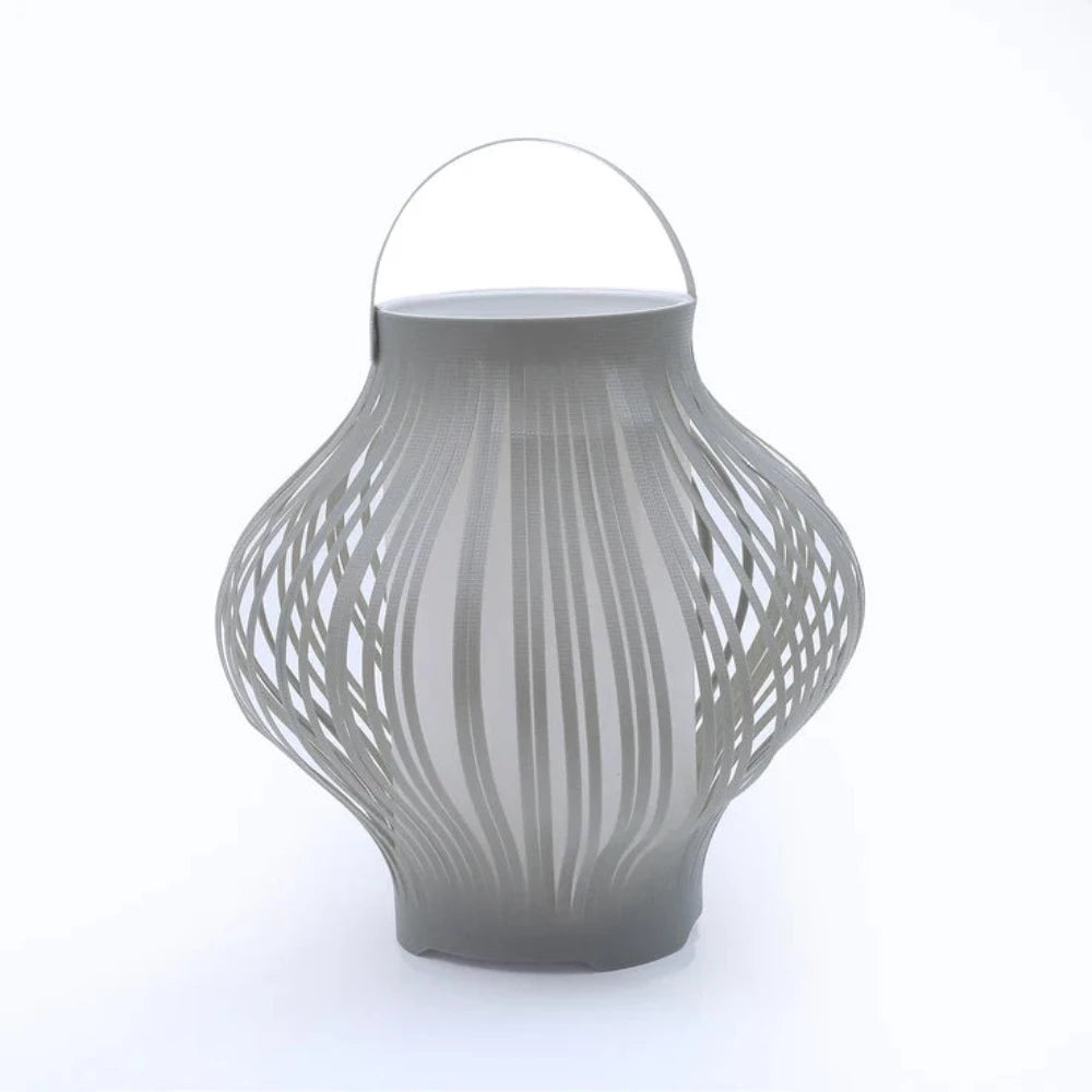 Buy Table Lamps Australia LED Outdoor Portable Retractable Lantern Grey Polypropylene 3000K & RGB - LL0513GR