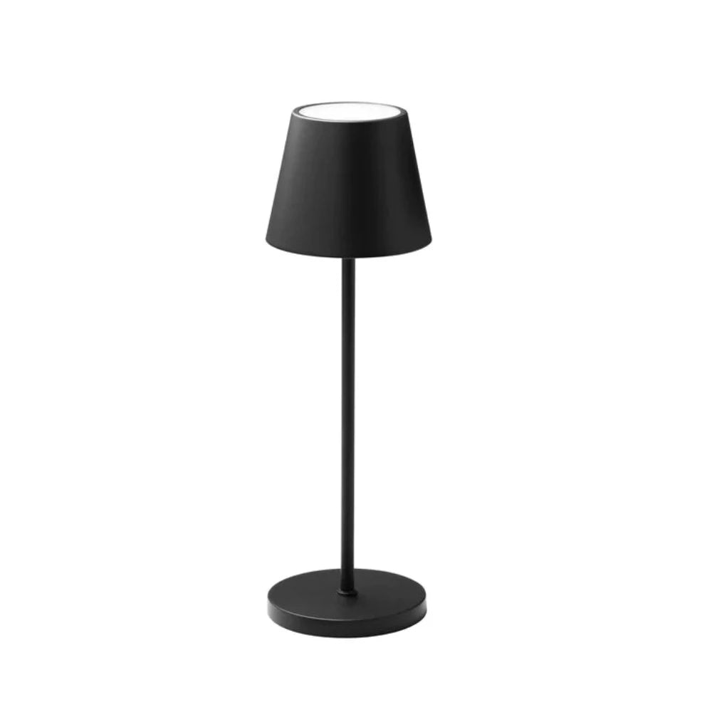Buy Table Lamps Australia Enoki Portable Table Lamp 5V Battery Black Metal 3000K / RGB - LL0516B