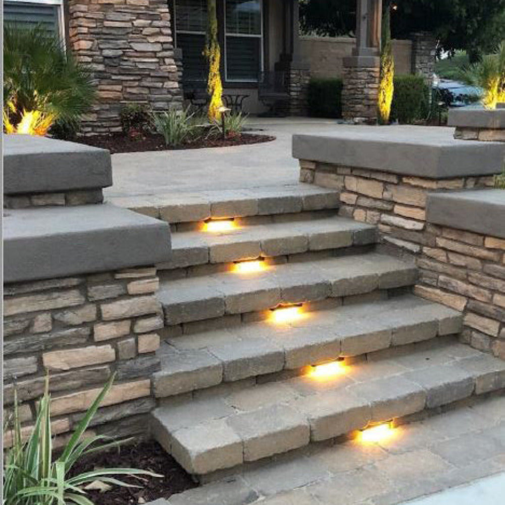 Buy Outdoor Step Lights Australia Outdoor Step Light 12V L76mm Bronze Cast Aluminium - PHL4403