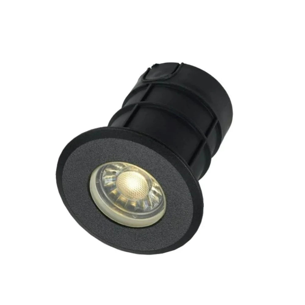 Luc LED Inground Light 8W Black Metal 3000K - LUC.G8-BK83-826