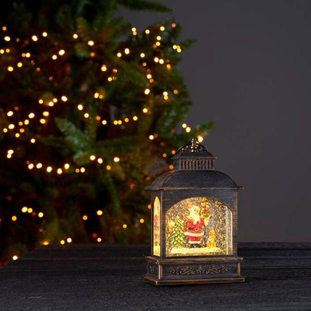 Buy Christmas Lights Australia XMAS Vinter Santa Lantern Bronze - 411233