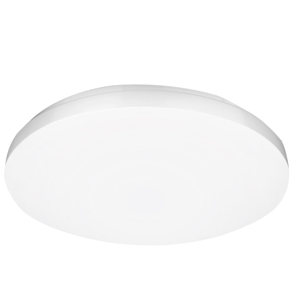Buy LED Oyster Lights Australia Franklin LED Oyster Light 24W White Iron 3CCT - MA1024CCT