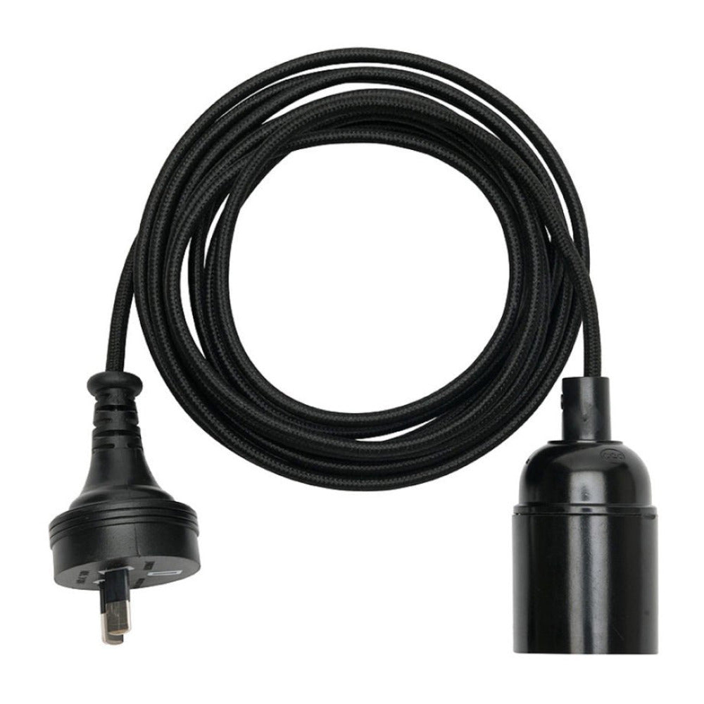 Buy DIY Pendants & Cords Australia Gypsy Cord Set with Plug - MA97BLK