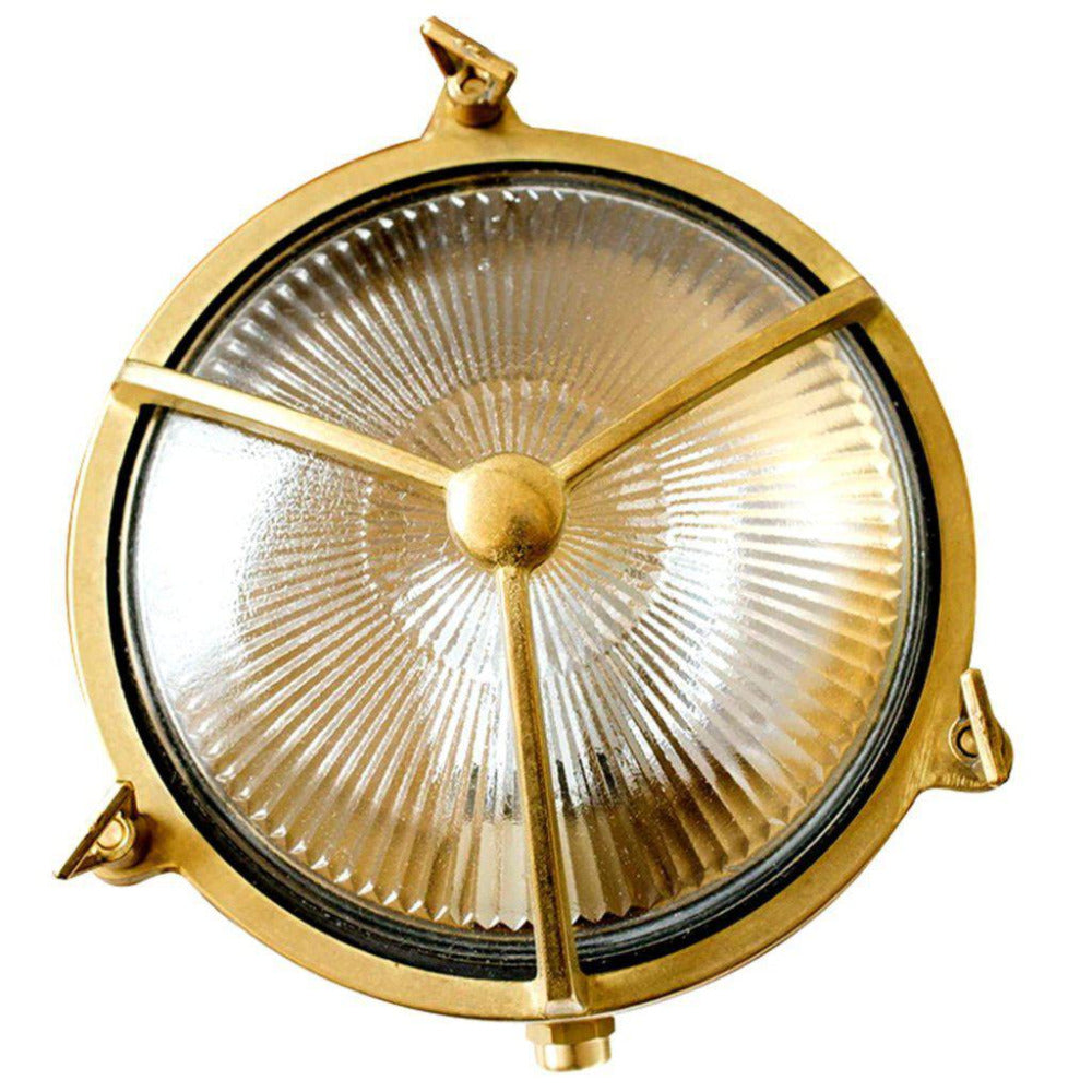 Buy Exterior Wall Lights Australia Maritime Outdoor Wall Light Solid Brass IP56 - 1001204