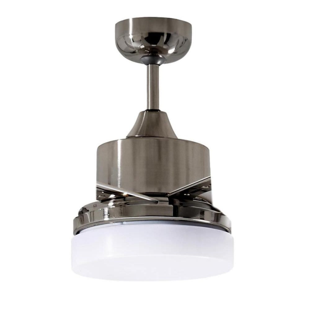 Buy DC Ceiling Fans With Light Australia Albatross DC Remote Control Ceiling Fan Motor Only with 24W LED Light Brushed Nickel - MAFML3BR