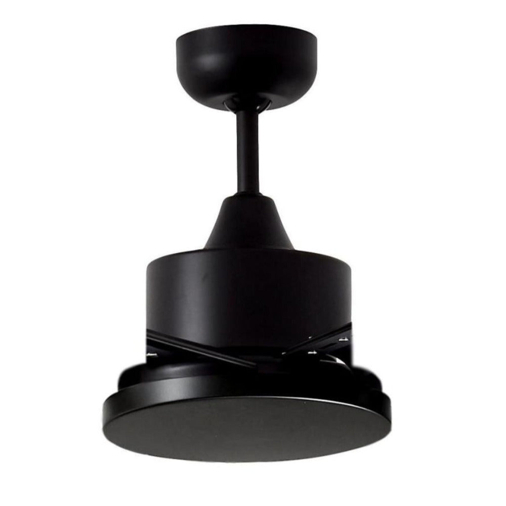 Buy DC Ceiling Fans Australia Albatross DC Remote Control Ceiling Fan Motor Only Matt Black - MAFMMR