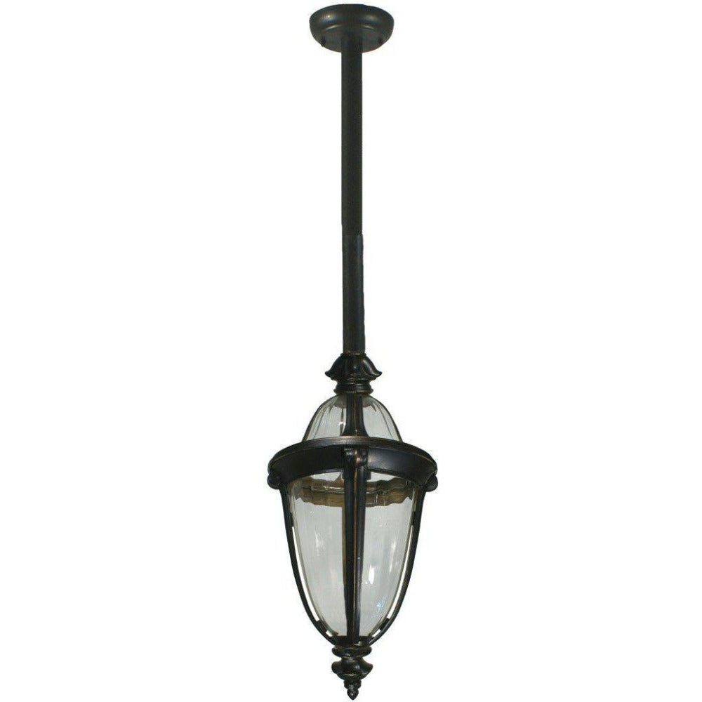 Buy Outdoor Pendant Lights Australia Mayfair Outdoor Rod Pendant Antique Bronze IP44 - 1000313
