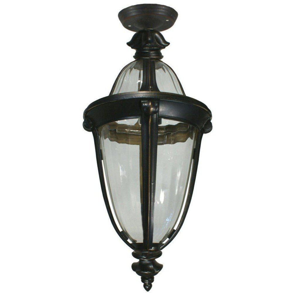 Buy Outdoor Close To Ceiling Lights Australia Mayfair Under Eave Light Antique Bronze IP44 - 1000316