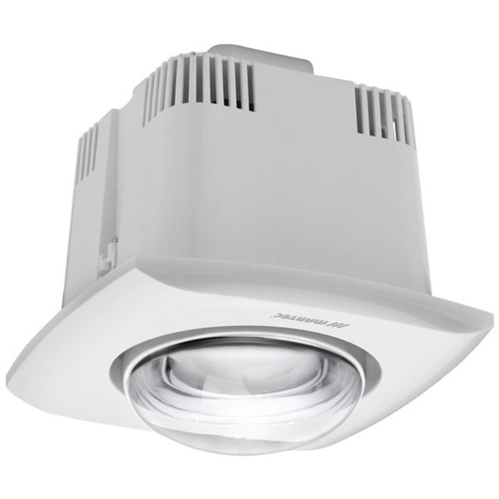 Buy Bathroom Heaters Australia Contour 1 Single Heat Ceiling Bathroom Heater Unit Only White - MBHC1LW