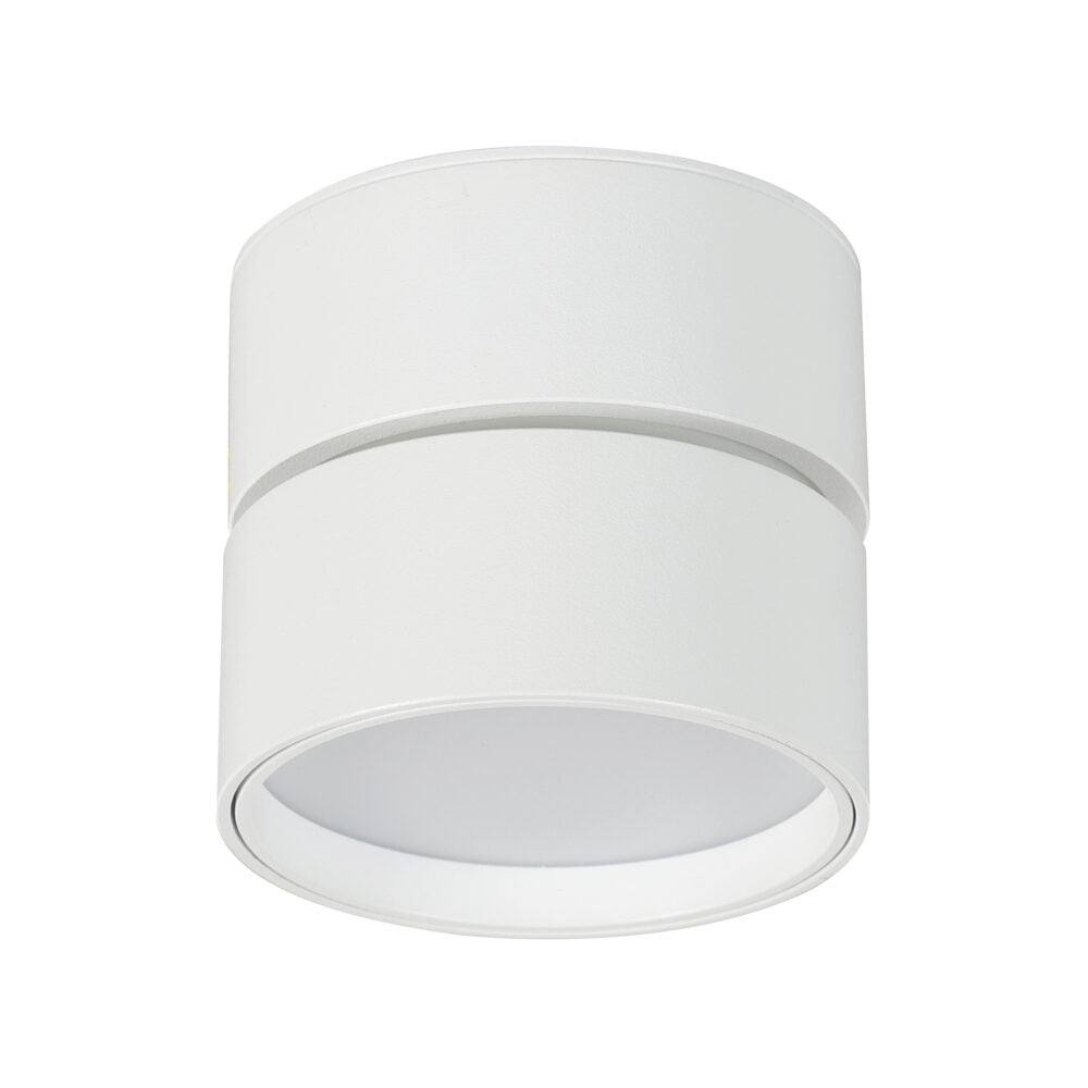 Buy Surface Mounted Downlights Australia Diaz Surface Mounted Downlight White Aluminium 3CCT - MD666W-TRI