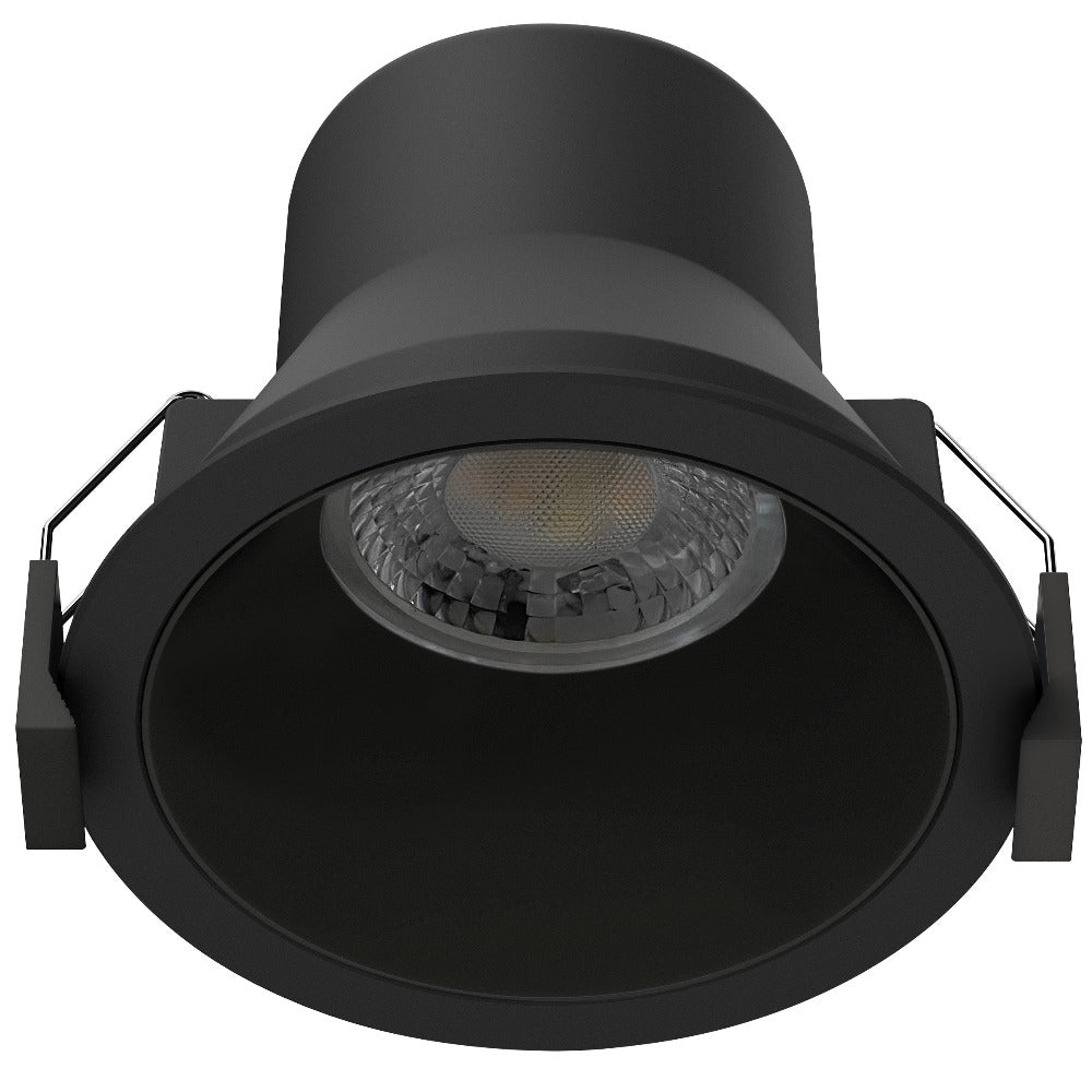 Buy Recessed LED Downlights Australia Cruz Recessed LED Downlight Black 3CCT - MD780B-CCT