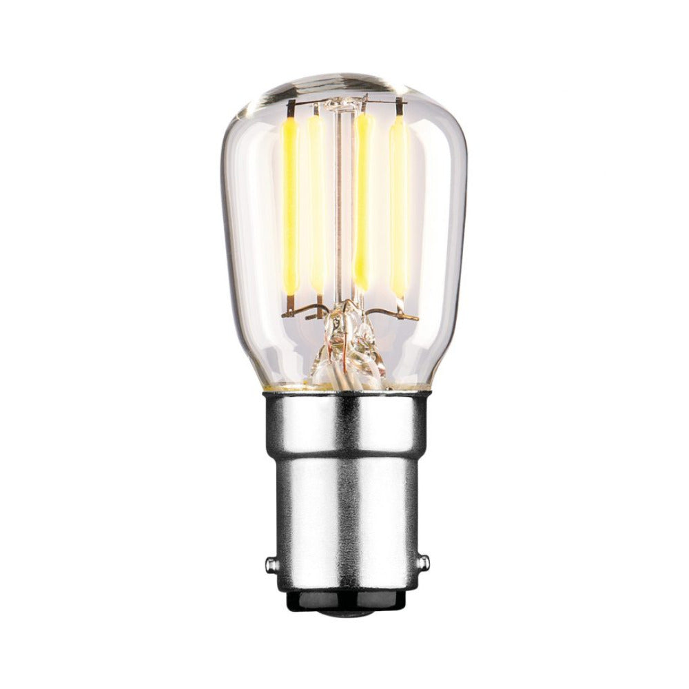 Buy LED Filament Globes Australia ST26 LED Filament Globe 240V 2W BC Clear Glass 2700K - MGL285