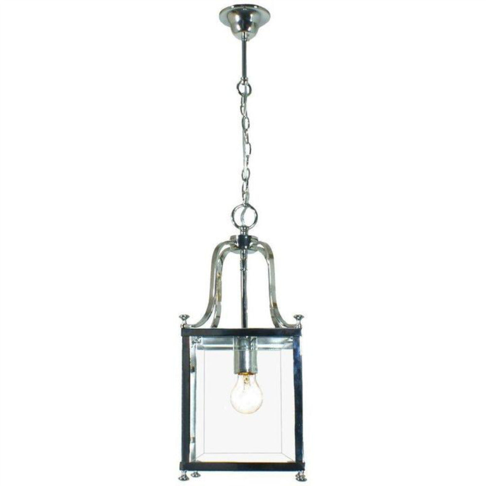 Buy Pendant Lights Australia Michigan Small 1 Light Lantern Chrome - 1000329