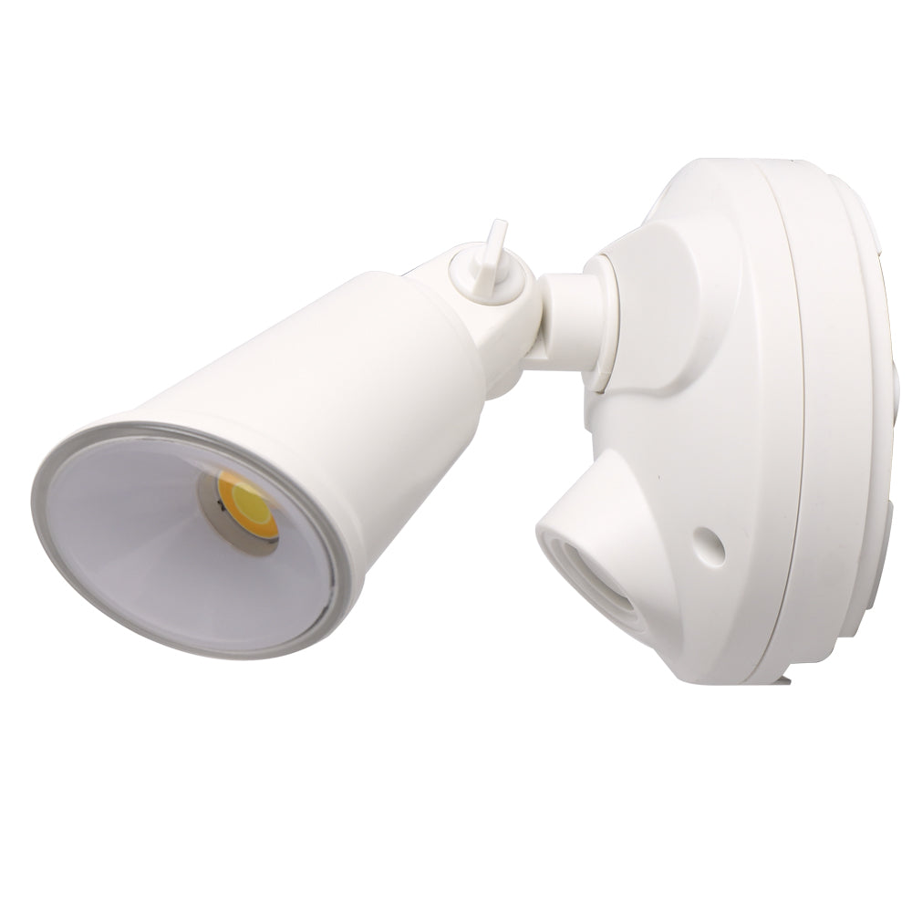 Buy Exterior Spotlights Australia Defender Single Spot LED Outdoor Flood Light 10W Tricolour White - MLXD3451W