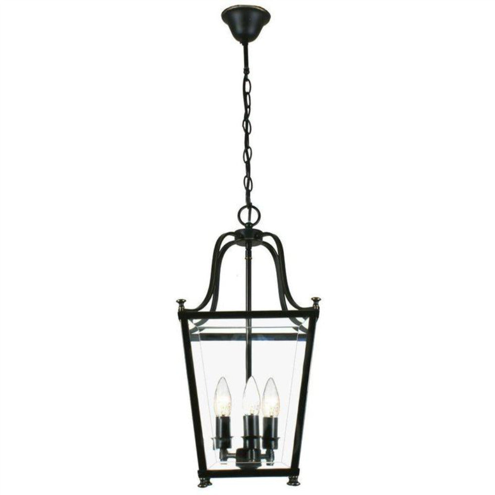 Buy Pendant Lights Australia Montana Small 3 Light Lantern Bronze - 1000336