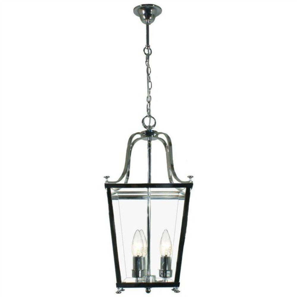 Buy Pendant Lights Australia Montana Small 3 Light Lantern Chrome - 1000335