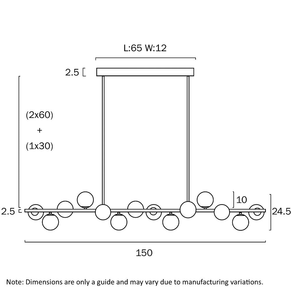 Buy Island Pendant Lights Australia Moran 14 Light Island Pendant Antique Gold Metal / Opal Matt Glass - MORAN PE14-AGOP
