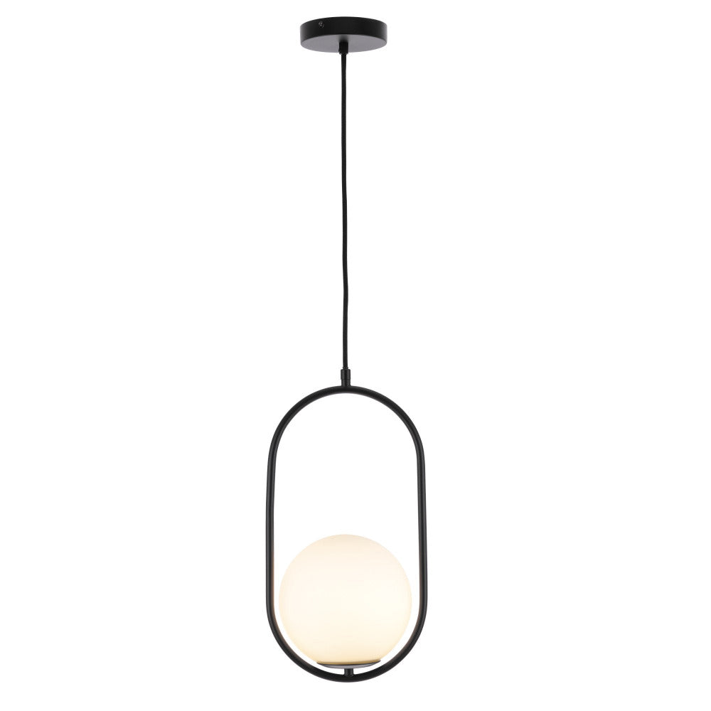 Buy Pendant Lights Australia Ava 1 Light Pendant Black - MPL505BLK