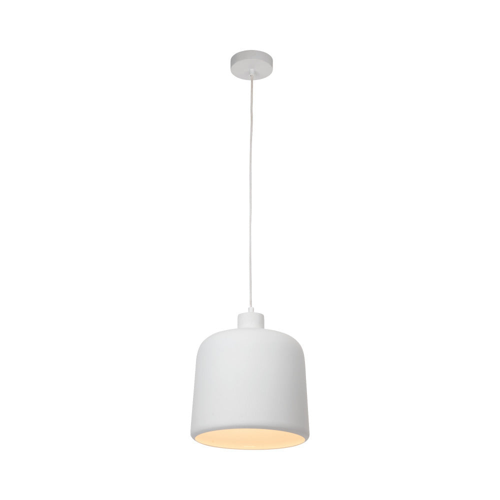 Buy Pendant Lights Australia Felton 1 Light Pendant Small White - MPLS511WHT-S