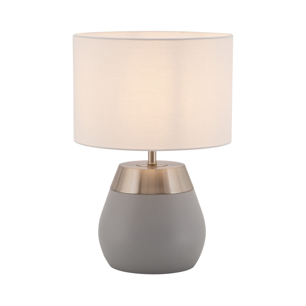 Buy Touch Lamps Australia Belgrave 1 Light Table Lamp Grey - MTBL019GRY
