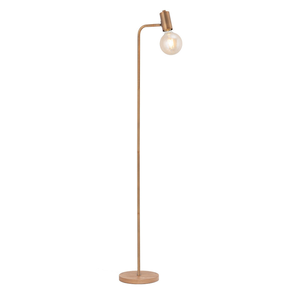 Buy Floor Lamps Australia Wyatt Task Floor Lamp Antique Brass - MTFL005