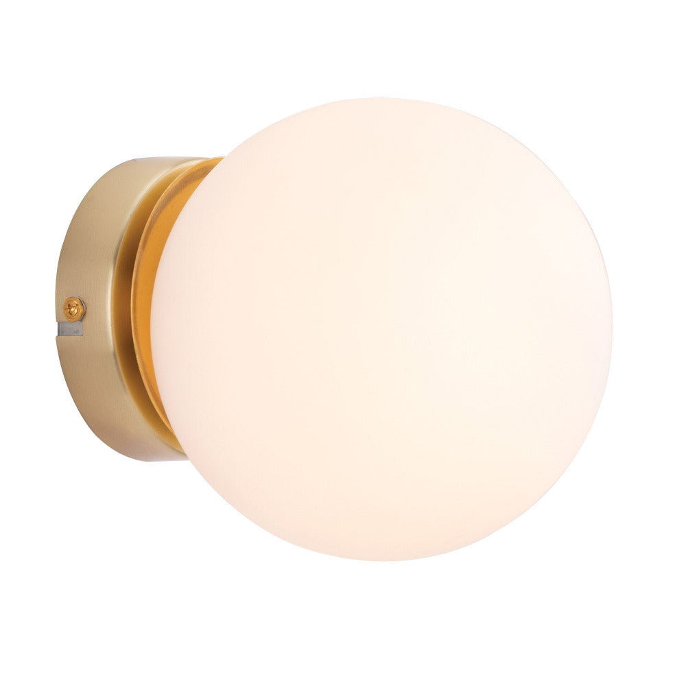 Lana 1 Light Wall Light Brushed Brass - MWL001BRS