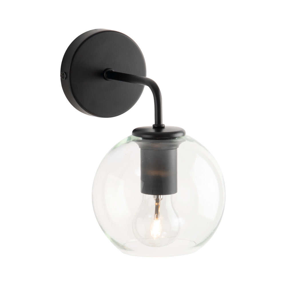 Buy Wall Sconce Australia Sylvia 1 Light Wall Lamp Black - MWL004BLK