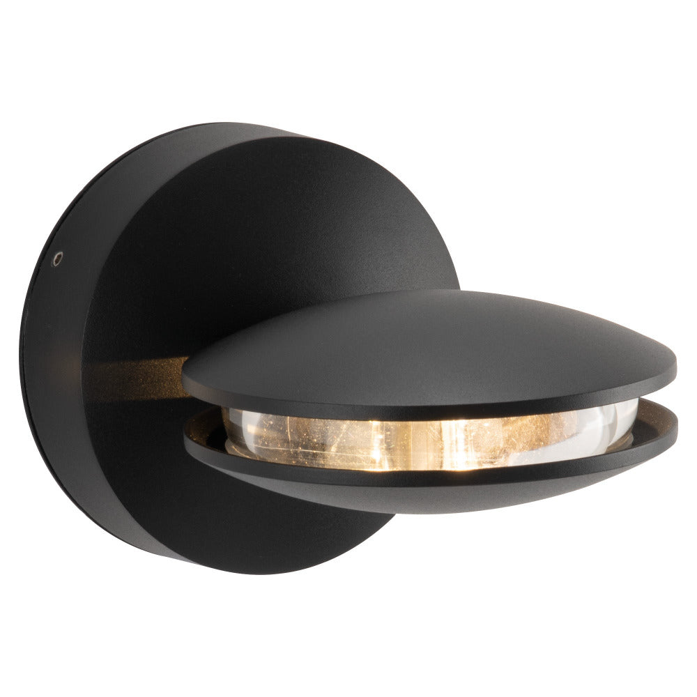 Buy Outdoor Step Lights Australia Calvin 7W LED Wall Light Black 3000K - MWL005BLK-3