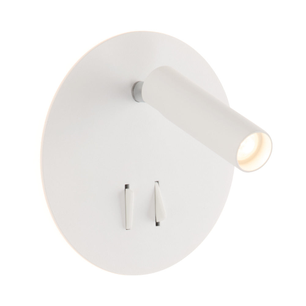 Buy Bedside Reading Lights Australia Osbourne Wall Lamp + LED Adjustable Reading Light White - MWL008WHT