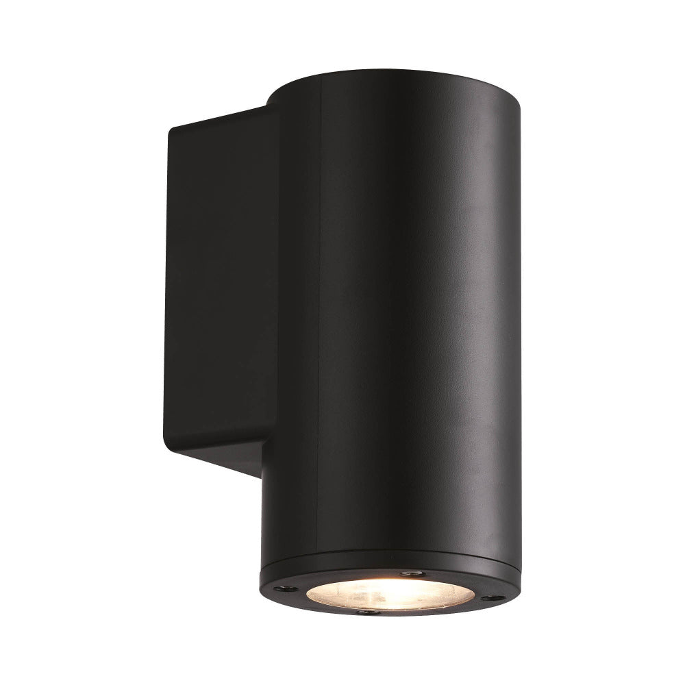 Buy Exterior Wall Lights Australia Piccolo II LED 6W Down Wall Light Round Black - MXD1040