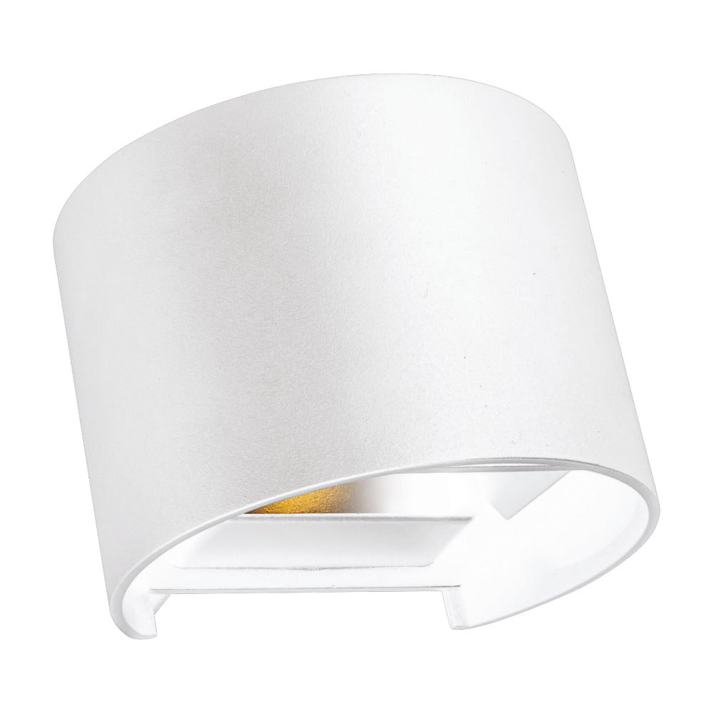 Buy Exterior Spotlights Australia Nico II Outdoor LED 7W Up/Down Wall Light White - MXD1050WHT