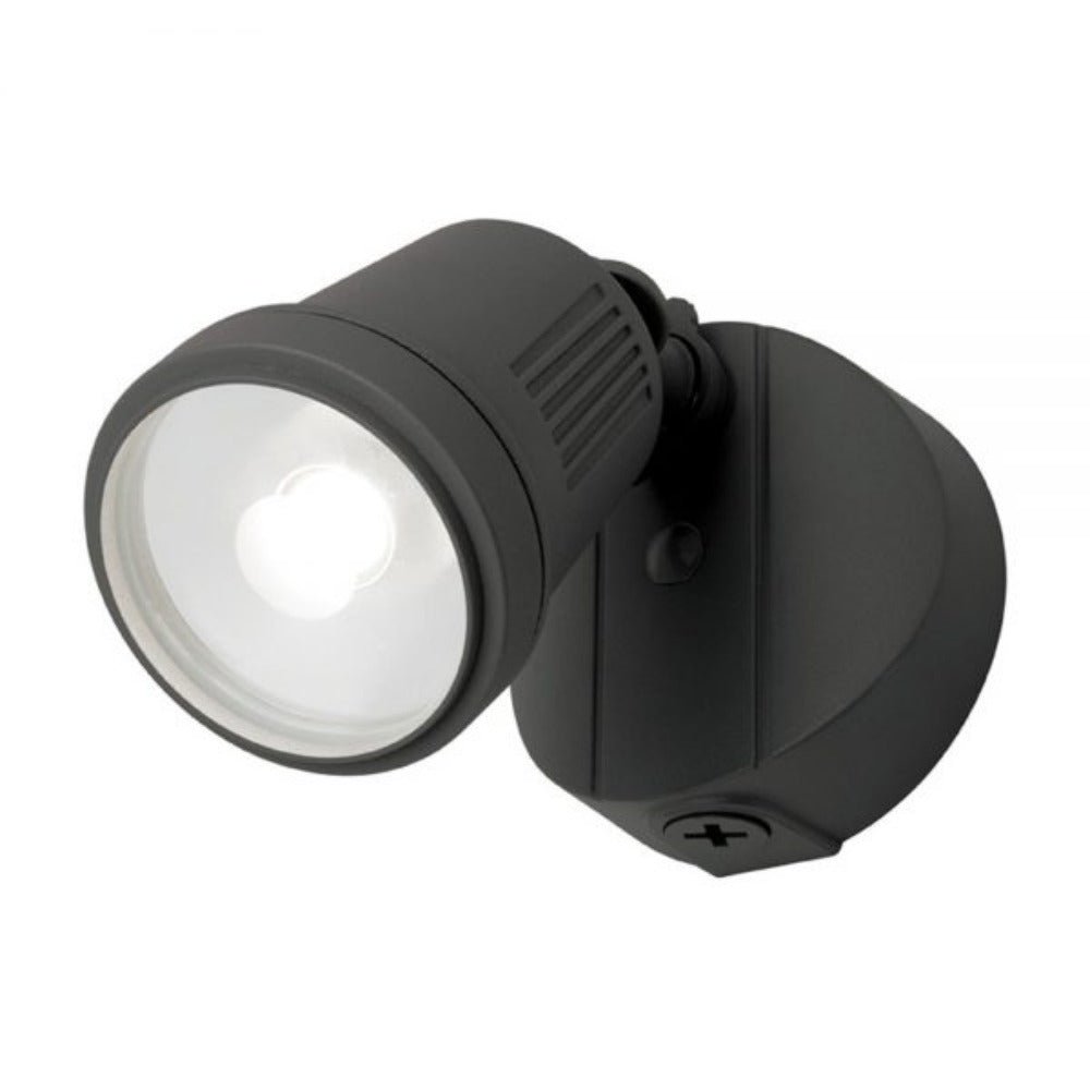 Otto II 3CCT 1X12W LED Floodlight Black - MXD6711BLK