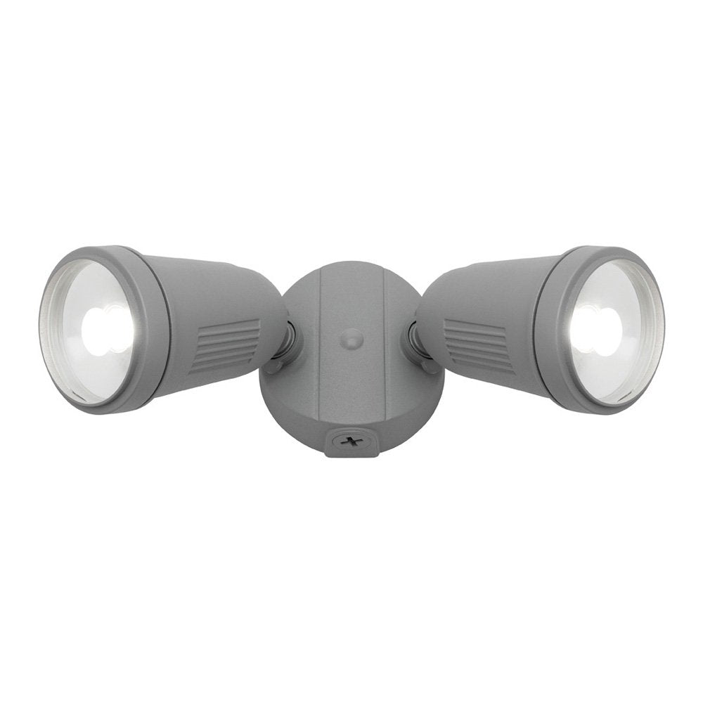 Buy Exterior Spotlights Australia Otto II 2X12W LED Floodlight Silver - MXD6712SIL