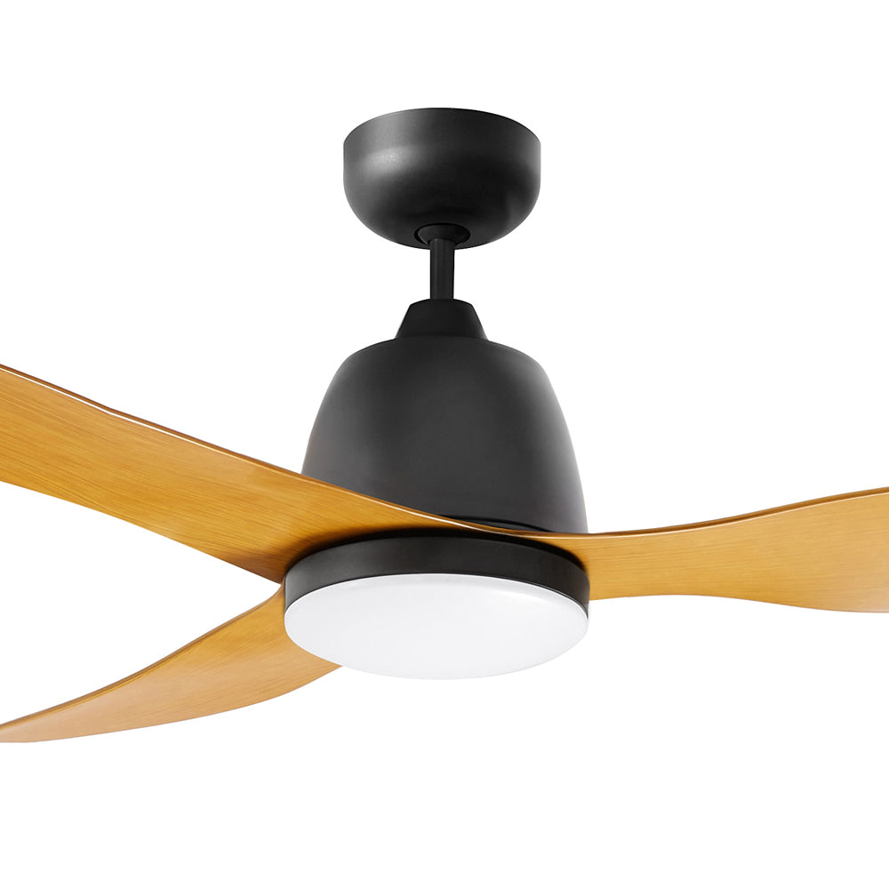 Elite 48" 3 ABS Blade Ceiling Fan with 20W LED Light CCT Old Bronze Motor Merbau Colour Blade - MEF1333OM