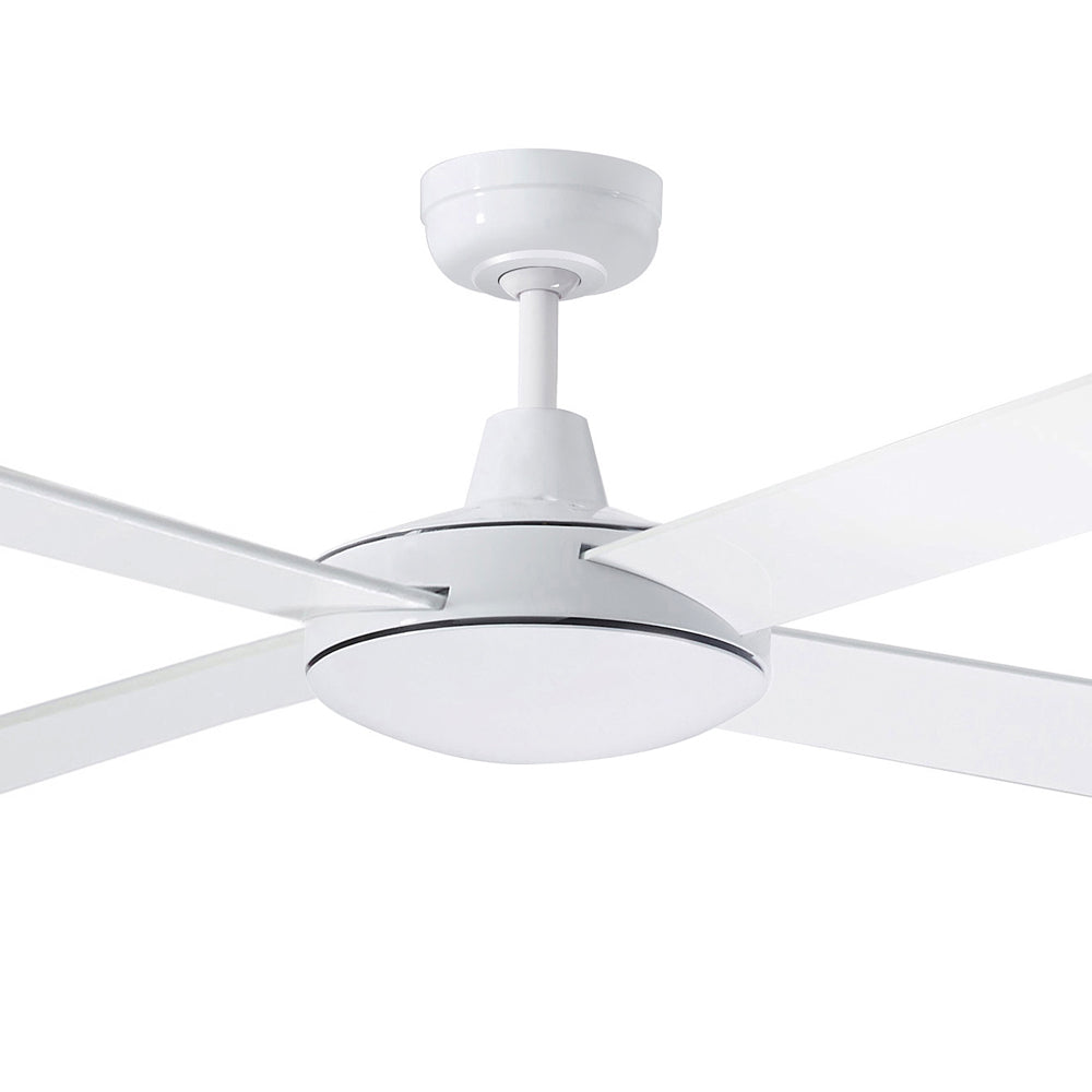 Buy AC Ceiling Fans Australia Lifestyle 52" 4 Blade Ceiling Fan Only White - DLS134W