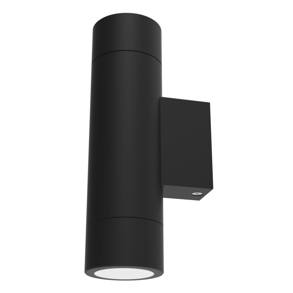 Buy Exterior Wall Lights Australia New Bondi Up / Down Wall Light 8W Black Aluminium 3CCT - SL7222TC/BK