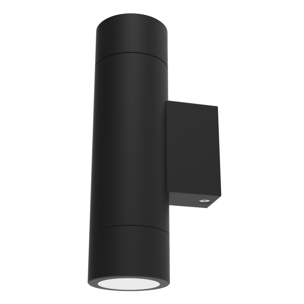 New Bondi Up / Down Wall Light 8W Black Aluminium 3CCT - SL7222TC/BK