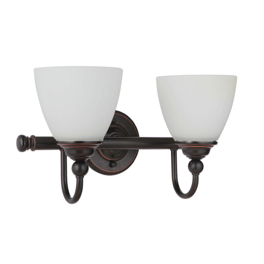 Buy Bathroom Vanity Lights Australia Nova 2 Light Wall Light Bronze - 1001373