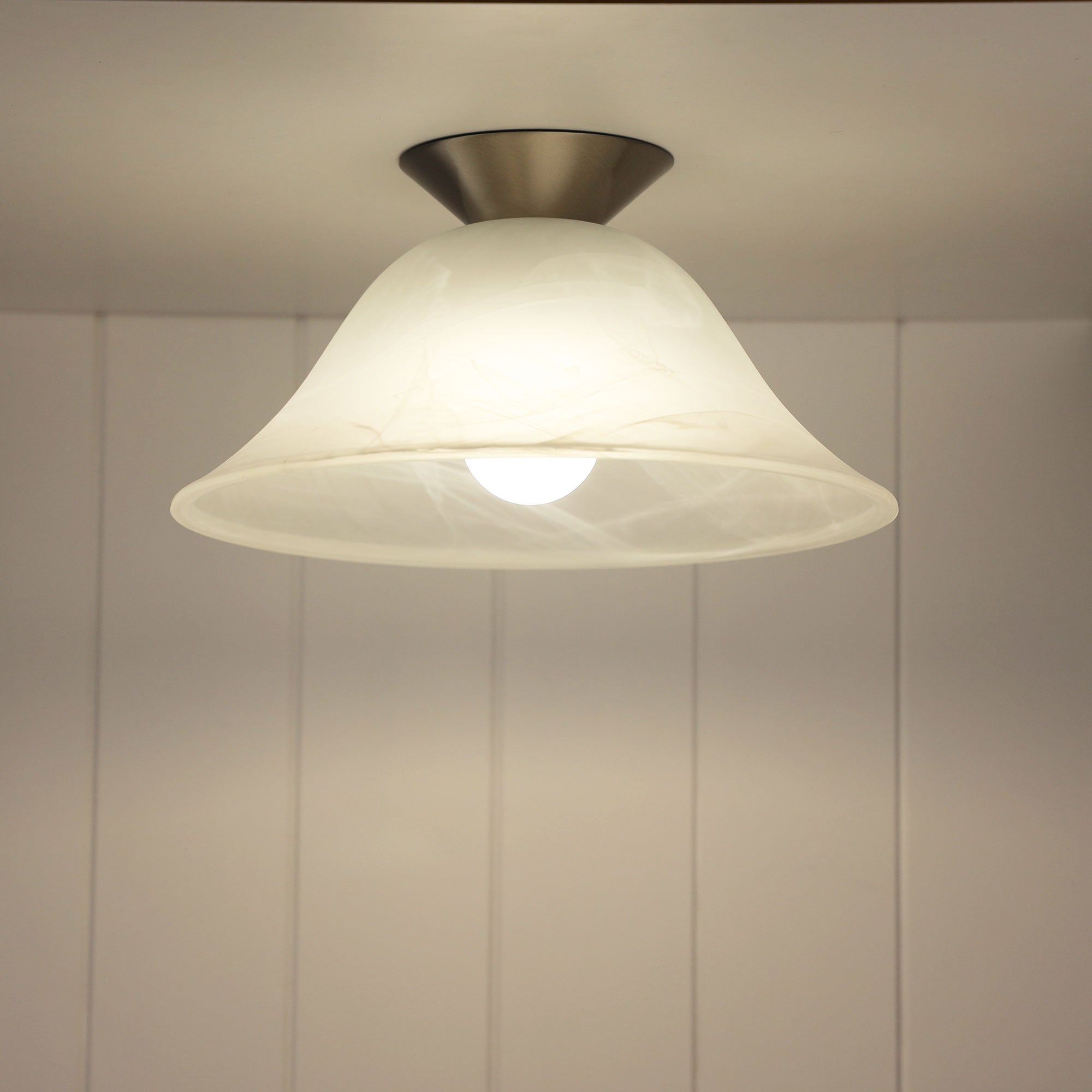 Buy DIY Batten Fix Lights Australia Pana DIY Alabaster Glass DIY 300mm - OL2243